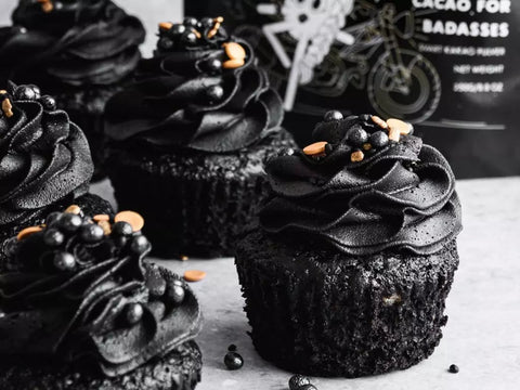 Black Chocolate Cupcakes - Kinsarvik Naturkost