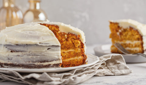 Saftig glutenfri gulrotkake - Kinsarvik Naturkost