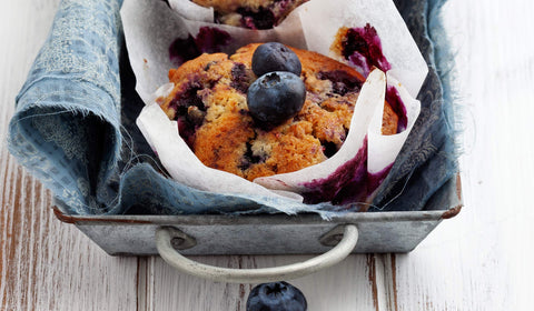 Sunnere muffins med blåbær - Kinsarvik Naturkost