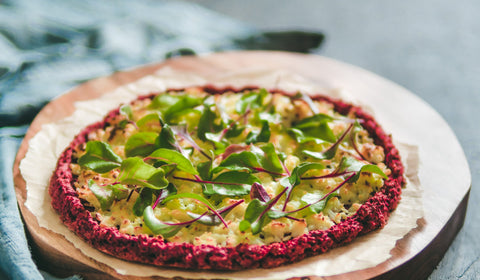 Vegansk rødbetepizza - Kinsarvik Naturkost