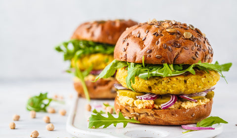 Veggie-burger med kikerter - Kinsarvik Naturkost