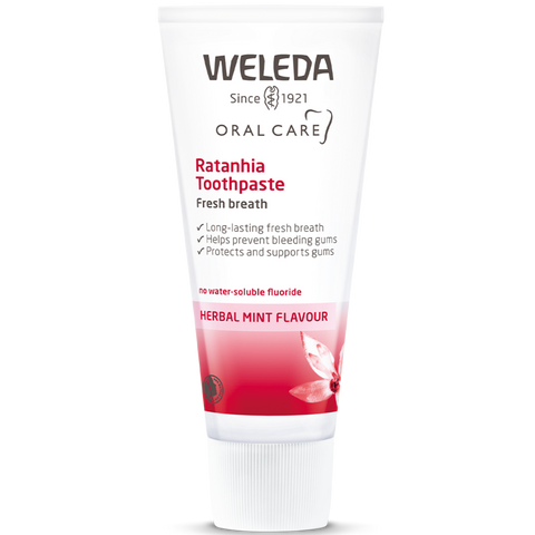 Weleda ratanhia tannkrem uten fluor 75 ml