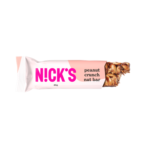 Nick's peanut crunch nut bar 40 g