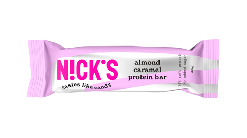 Nick's Soft Protein Bar Almond Caramel 50gr