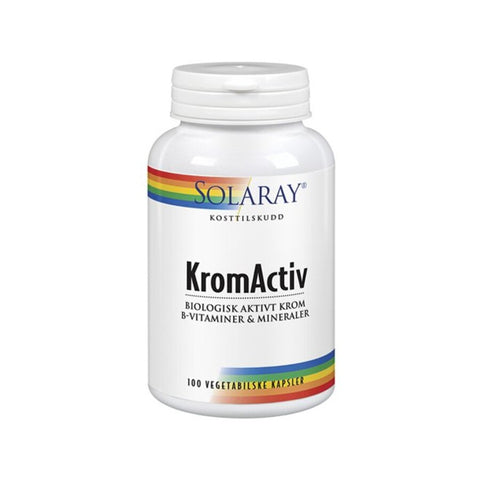 Solaray kromactiv 100 tabletter