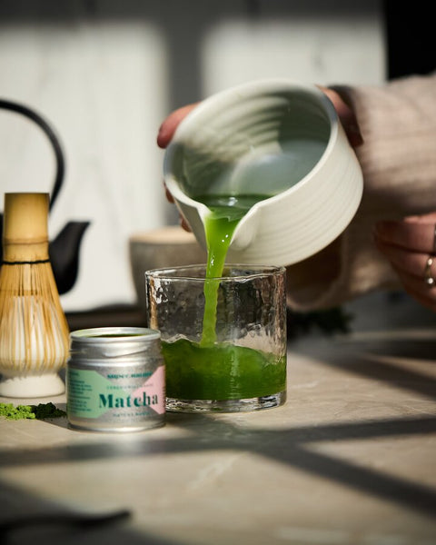 Matcha latte step3