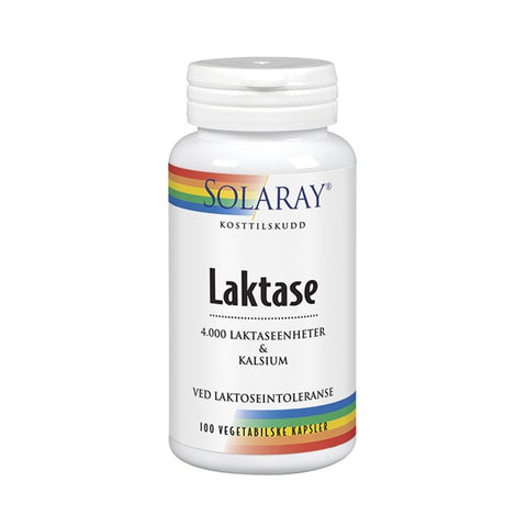 Solaray laktase 100 kapsler