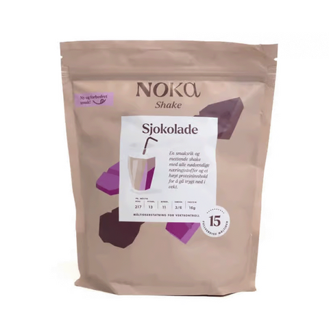 Noka-shake-sjokolade
