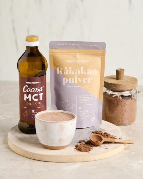 Råkakao + MCT latte