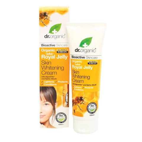 Dr Organic royal jelly skin whitening cream 125 ml
