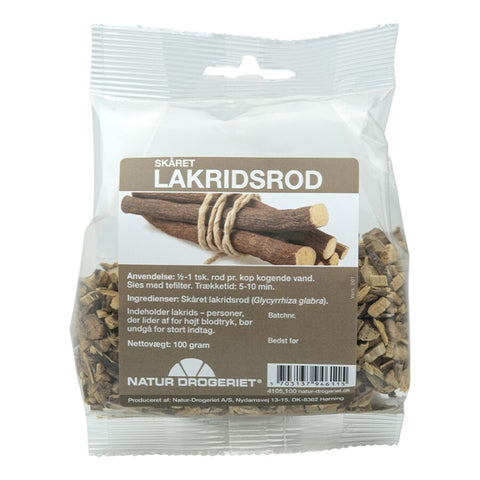 Naturdrogeriet Lakrisrot skåret 100g 2025