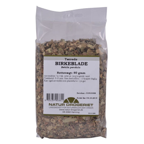 Naturdrogeriet BjørkebladerBirkeblade 80g 2025