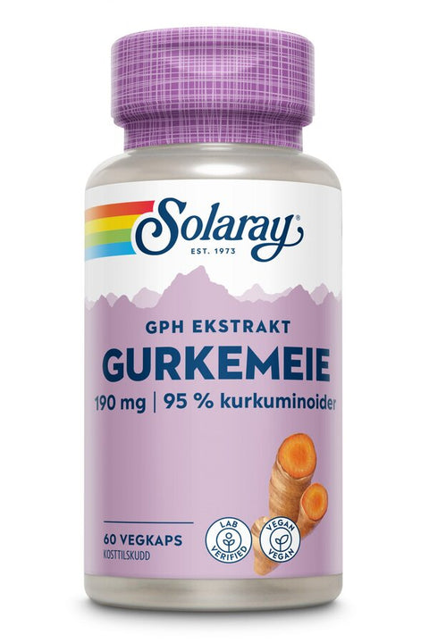 Solaray Gph Gurkemeie 60 kpsl