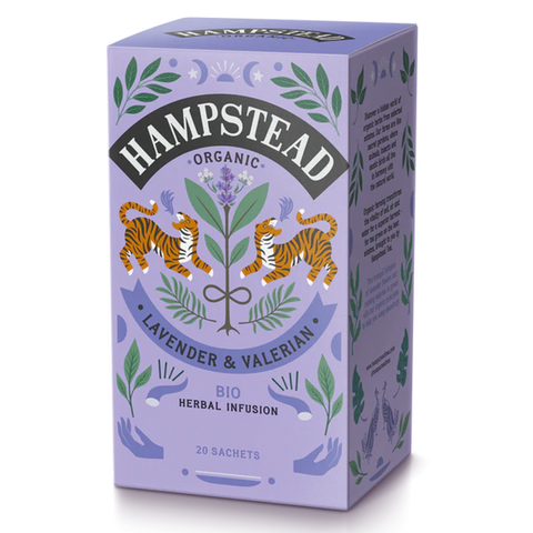 Hampstead Tea økologisk lavendel & valerian te 20 poser