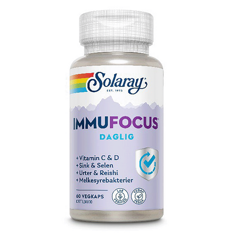 Solaray Immufocus daglig 60 kpsl