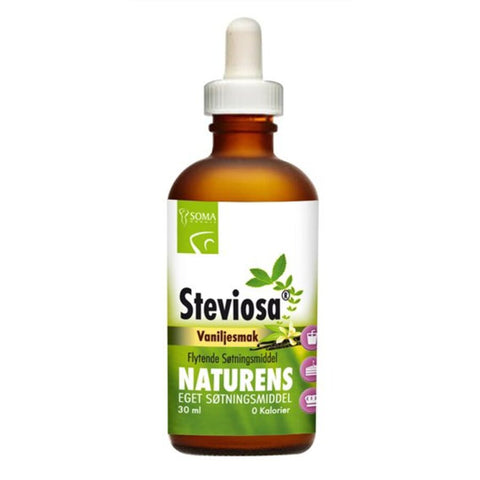 Soma steviosa flytende vanilje 30 ml