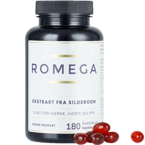 Romega silderognekstrakt 180 kapsler