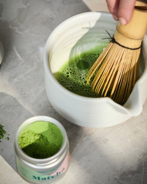 Matcha latte step2
