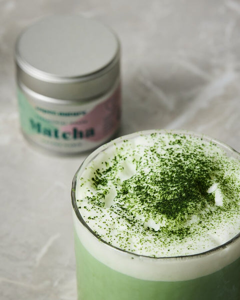 Matcha latte step5