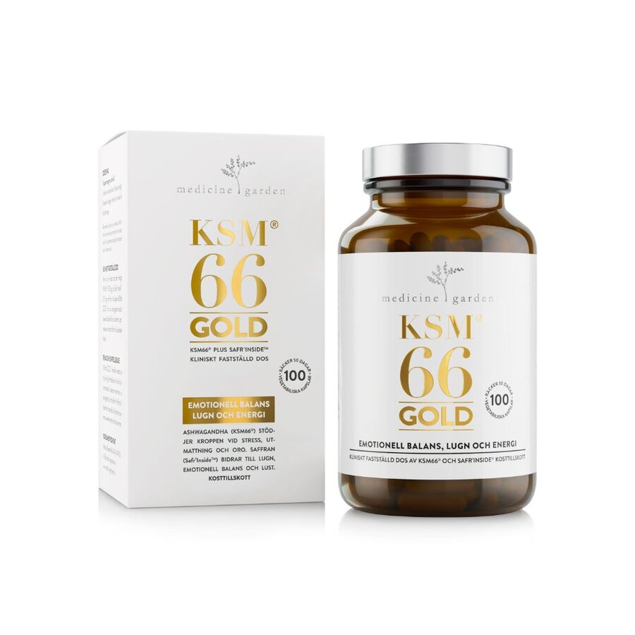 KSM66 gold ashwagandha 100 kapsler – Kinsarvik Naturkost