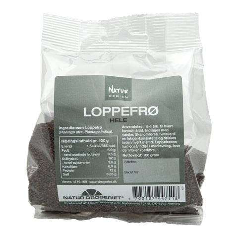 Naturdrogeriet Loppefrø 100g 2025
