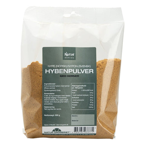 Naturdrogeriet Nypepulver 500g 2025