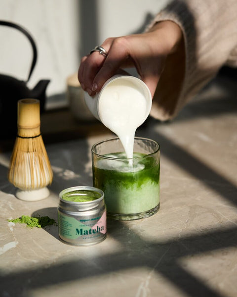 Matcha latte step4