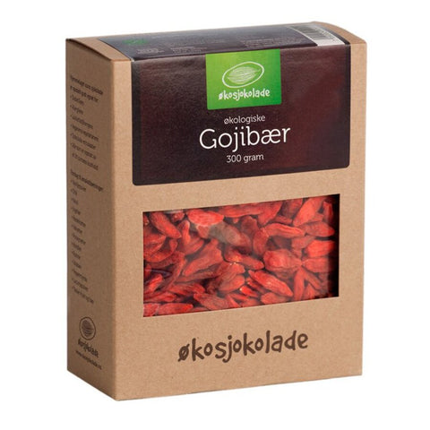 Økosjokolade gojibær 300 gr