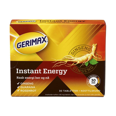 Gerimax instant energy 30 tabs