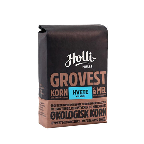 Holli Mølle økologisk hvete helkorn 1 kg