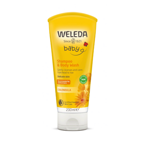Weleda calendula baby shampoo & body wash 200 ml