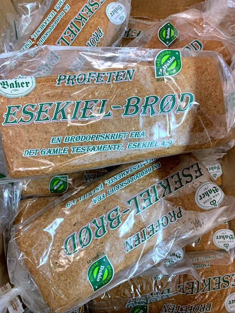 Den gode baker halvstekt esekielbrød 450 g - Kinsarvik NaturkostBrød & bakst - frysDen gode baker707139S#helsekost#