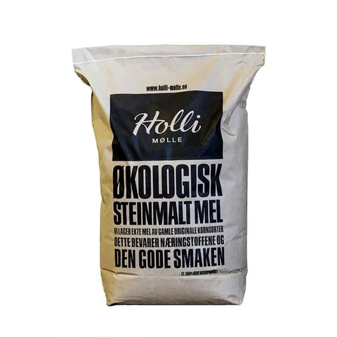Holli Mølle økologisk siktet spelt 25 kg - Kinsarvik NaturkostMelHolli mølle7090014693360#helsekost#