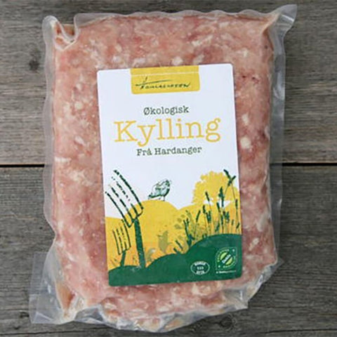 Homlagarden økologisk kylling kjøttdeig /kg - Kinsarvik NaturkostKjøtt - frysHomlagarden5200431#helsekost#