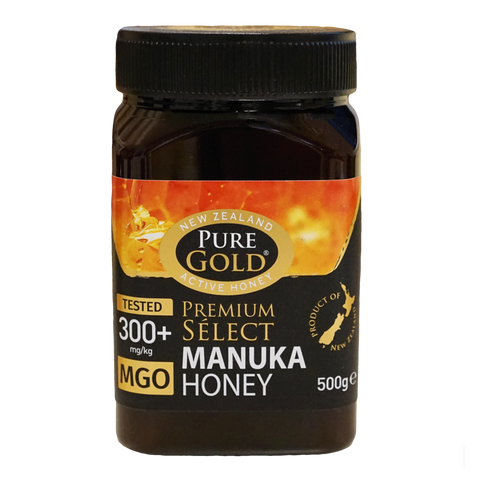 Pure Gold Manuka Honey 300+ mg/kg 500g