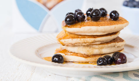 Amerikanske pannekaker - fri for egg, gluten og melk - Kinsarvik Naturkost