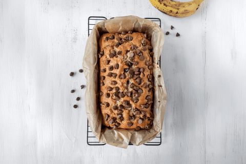 Bananbrød med sjokoladebiter - Kinsarvik Naturkost