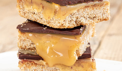 Hjemmelaget millionare shortbread - Kinsarvik Naturkost