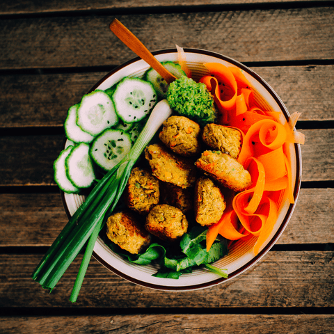 Hjemmelaget vegansk falafel - Kinsarvik Naturkost