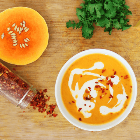 Krydret butternutsquash-suppe - Kinsarvik Naturkost