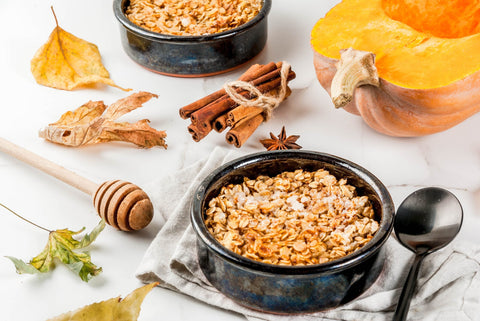 Maple pumpkin pie oatmeal - Kinsarvik Naturkost