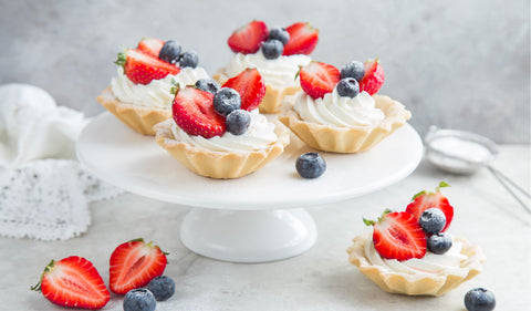 No bake fruktige ostekake terter - Kinsarvik Naturkost