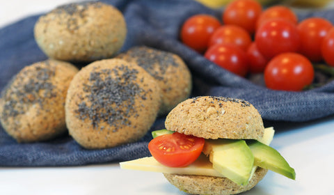 Proteinrundstykker uten gluten - Kinsarvik Naturkost