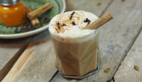 Vegan pumpkin spiced latté - Kinsarvik Naturkost