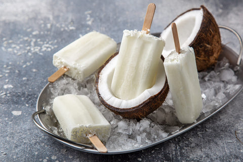 Vegansk kremet kokosnøtt ispinner - Kinsarvik Naturkost