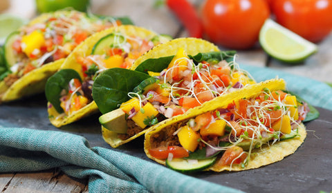 Vegansk taco med soyakjøtt - Kinsarvik Naturkost