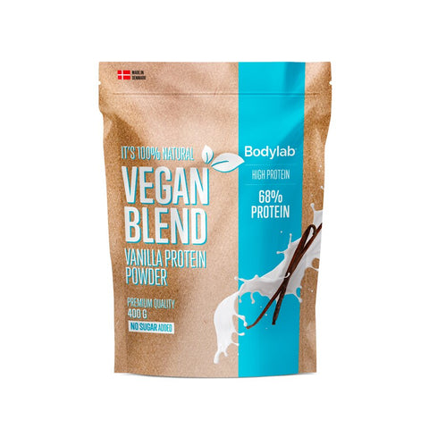 Bodylab vegan blend vanilla protein powder 400 g