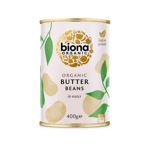 Biona butter beans 400 g