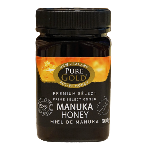 Pure Gold Manuka Honey 525+ mg/kg 500g
