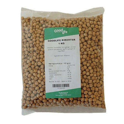 Goodlife kikerter 1 kg